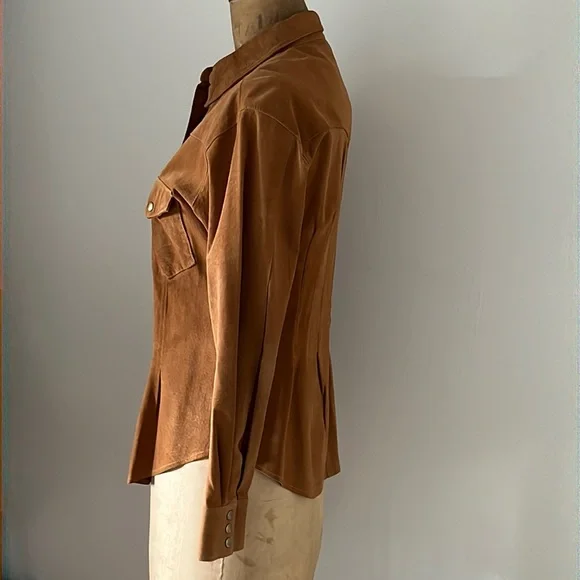 Vintage 1980’s Leather Shirt/Jacket - Picture 9 of 16